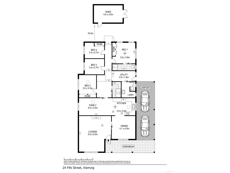 24 Fife Street, Klemzig SA 5087 Floorplan