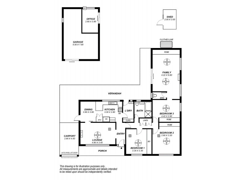 16 Morris Drive, Valley View SA 5093 Floorplan