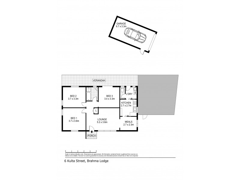 6 Kulta Street, Brahma Lodge SA 5109 Floorplan