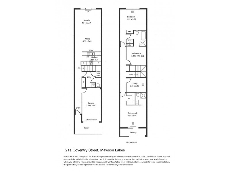 21a Coventry Street, Mawson Lakes SA 5095 Floorplan