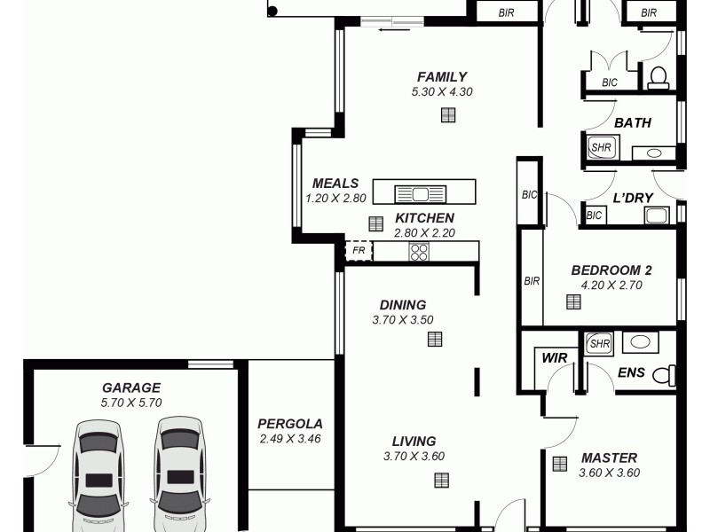 3 Greenfinch Court, Wynn Vale SA 5127 Floorplan