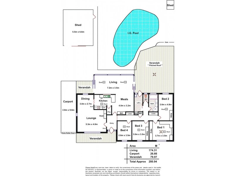 14 Demaret Avenue, Fairview Park SA 5126 Floorplan