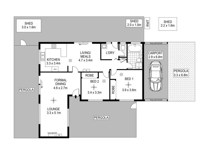 8 Scarborough Road, Wynn Vale SA 5127 Floorplan