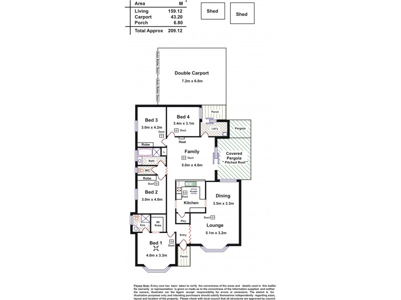 1 Washington Court, Golden Grove SA 5125 Floorplan