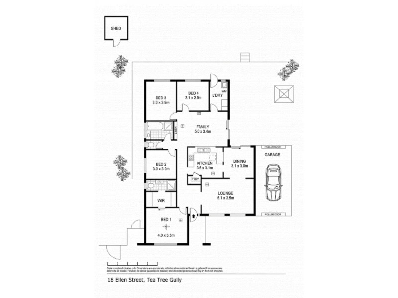18 Ellen Street, Tea Tree Gully SA 5091 Floorplan