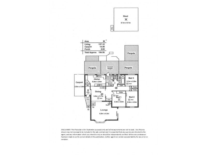 15 Heather Drive, Ridgehaven SA 5097 Floorplan