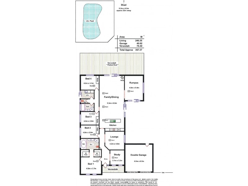 3 Glenfield Circuit, Angle Vale SA 5117 Floorplan