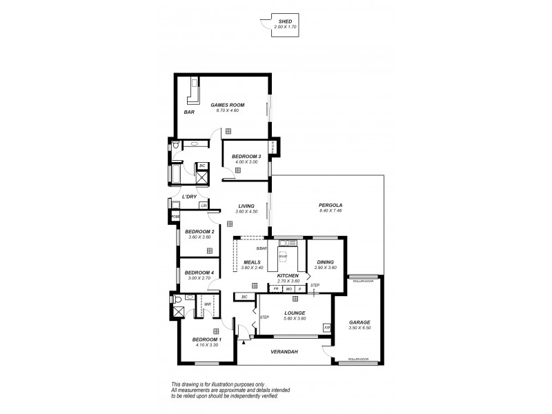 4 Finch Court, Modbury Heights SA 5092 Floorplan