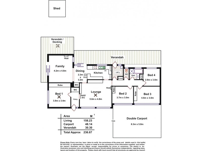 14-16 Davenport Street, Banksia Park SA 5091 Floorplan