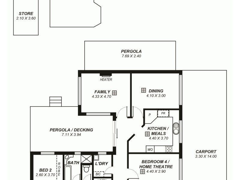 53 Buckley Crescent, Fairview Park SA 5126 Floorplan