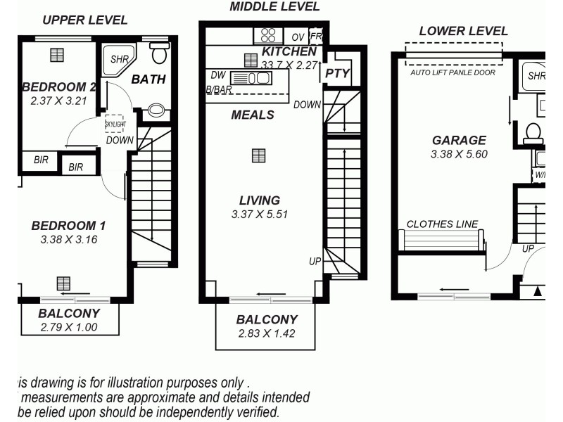 1/22 Euston Walk, Mawson Lakes SA 5095 Floorplan