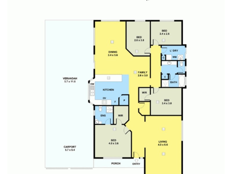 3 Laffer Ave, Nuriootpa SA 5355 Floorplan
