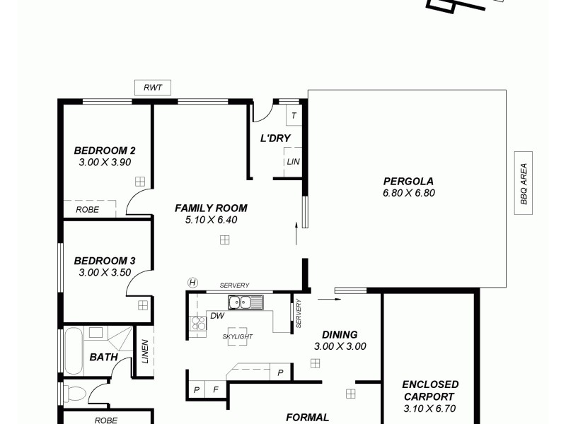 3 Joyce Street, Redwood Park SA 5097 Floorplan