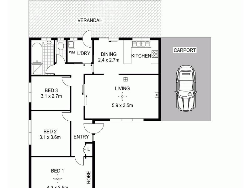 300 Milne Road, Modbury Heights SA 5092 Floorplan