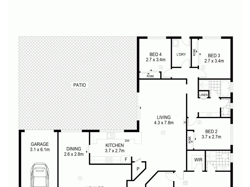 18 Dickerson Way, Redwood Park SA 5097 Floorplan
