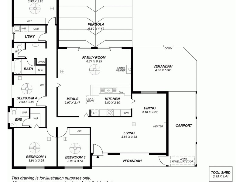 17 Barker Avenue, Tea Tree Gully SA 5091 Floorplan