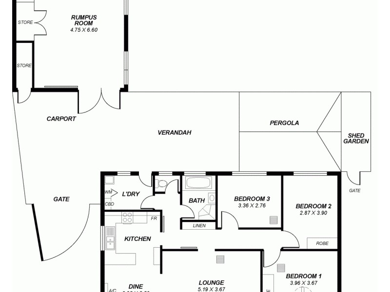 16 Kingsford Smith Street, Modbury Heights SA 5092 Floorplan