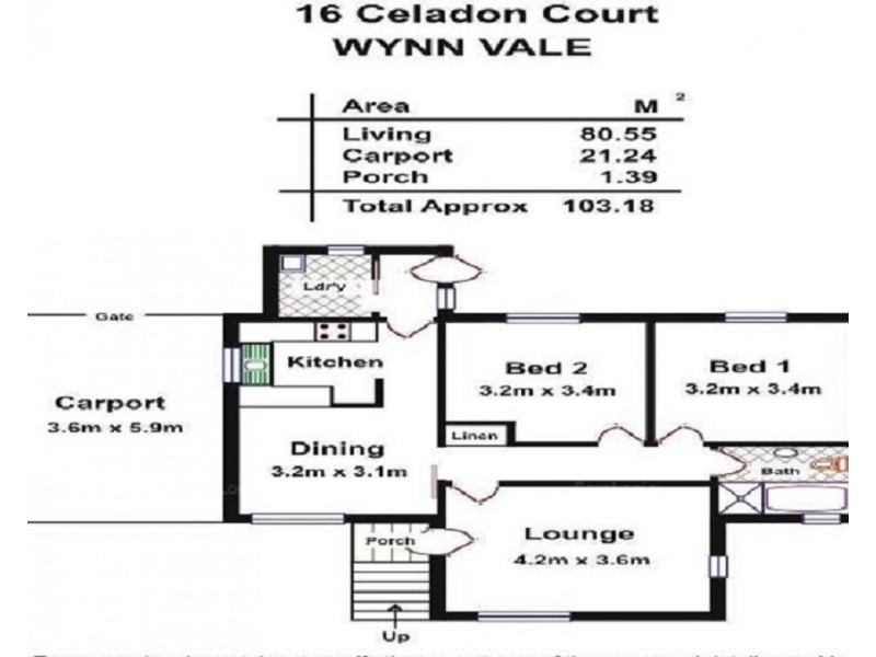 16 Celadon Court, Wynn Vale SA 5127 Floorplan