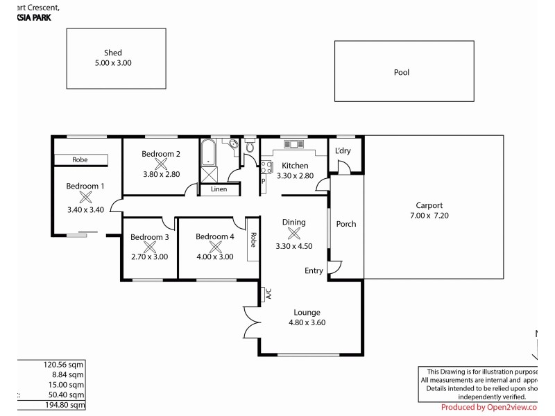 18 Hobart Crescent, Banksia Park SA 5091 Floorplan