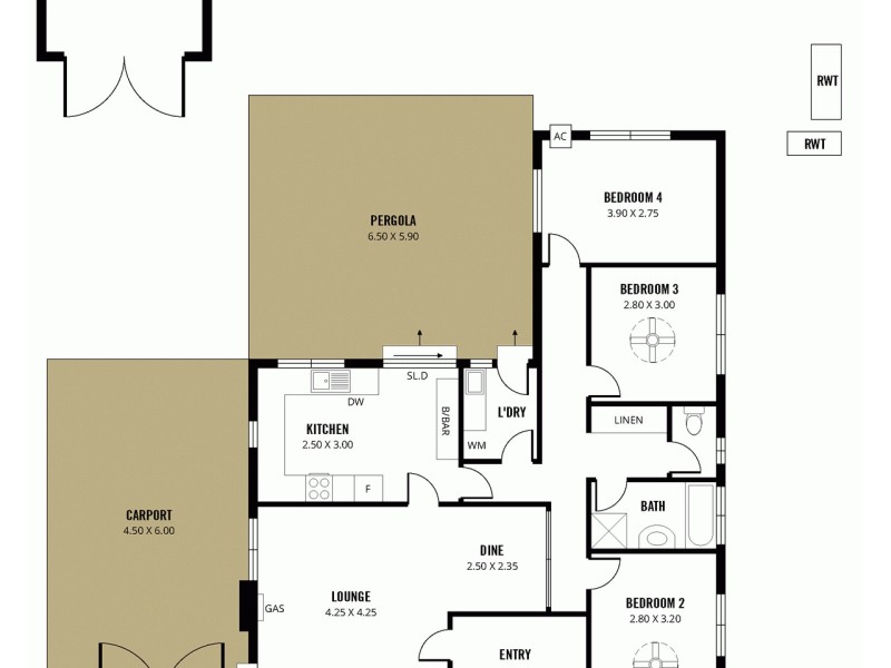 3  Brixham Road, St Agnes SA 5097 Floorplan