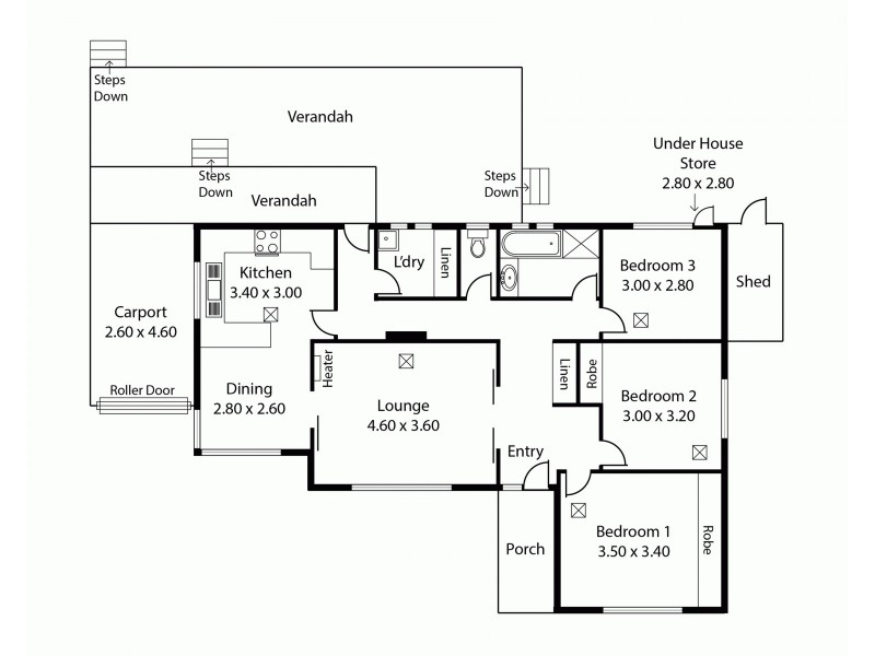 47 Finniss Ave, Ingle Farm SA 5098 Floorplan