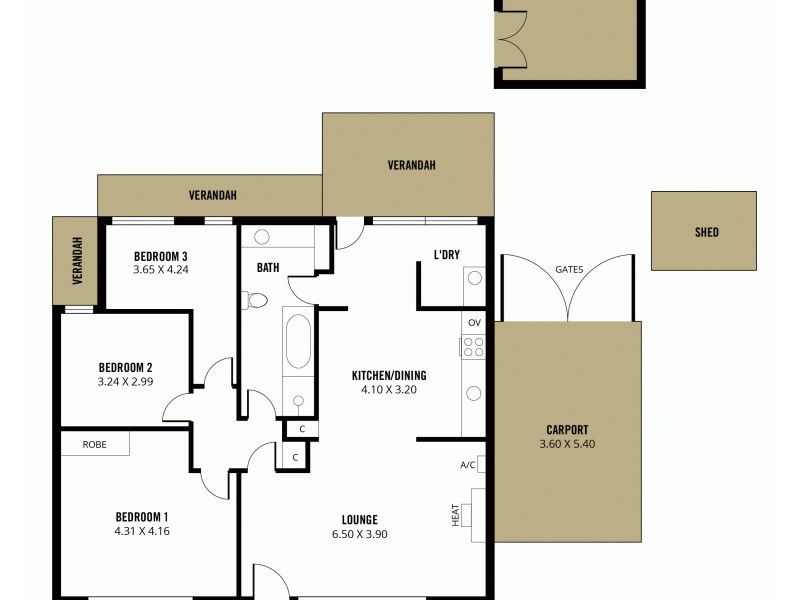 5 Whiting Road, St Agnes SA 5097 Floorplan