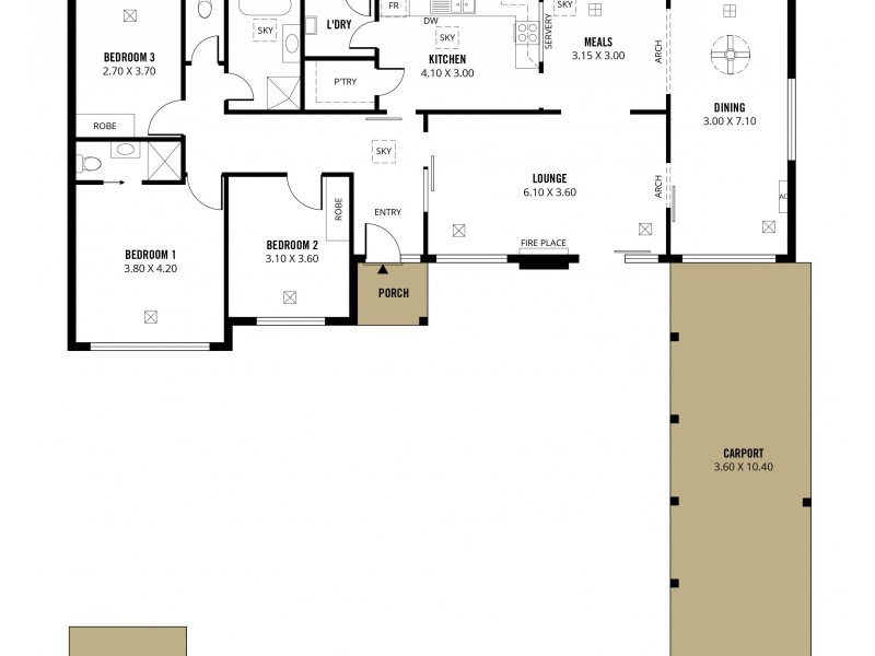 6 Devon Ave, Stirling SA 5152 Floorplan