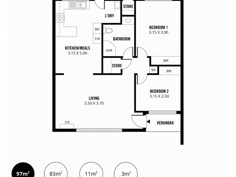 7 Shaun Crescent, Mitchell Park SA 5043 Floorplan