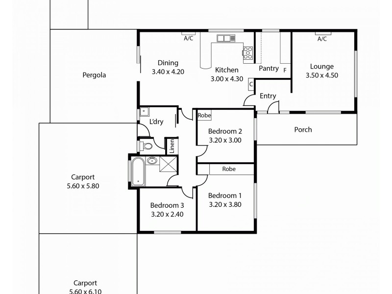3 Claridge Court, St Agnes SA 5097 Floorplan