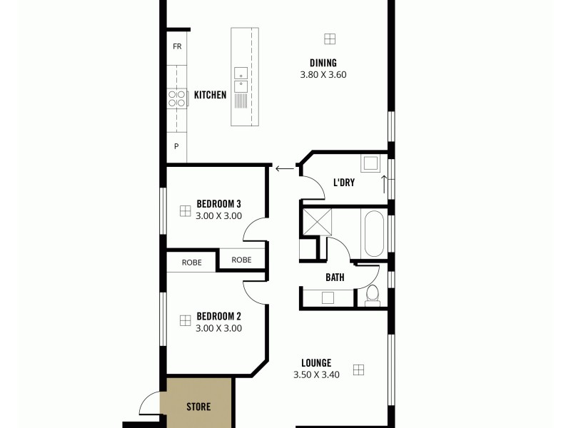 26 Wingate Street, Greenacres SA 5086 Floorplan