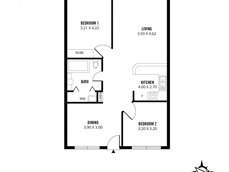 9/430 Pulteney Street, Adelaide SA 5000 Floorplan