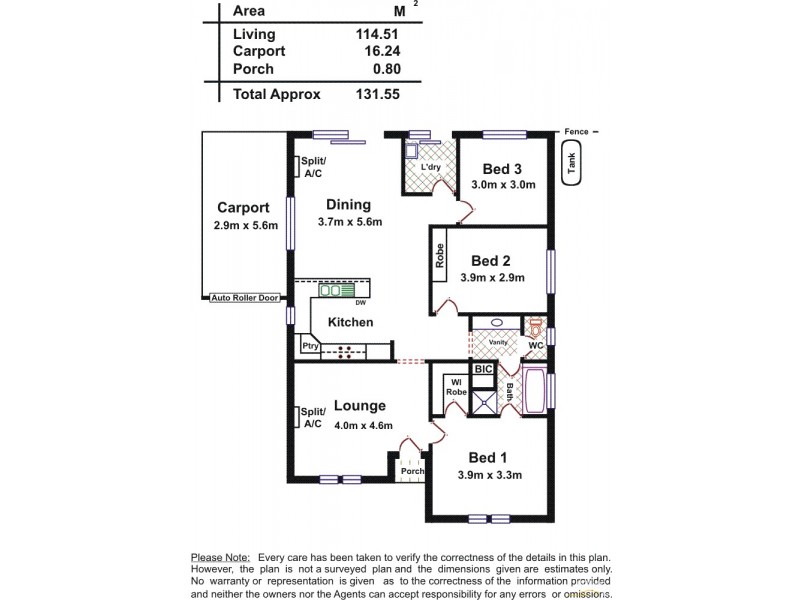 74a Shierlaw Street, Richmond SA 5033 Floorplan