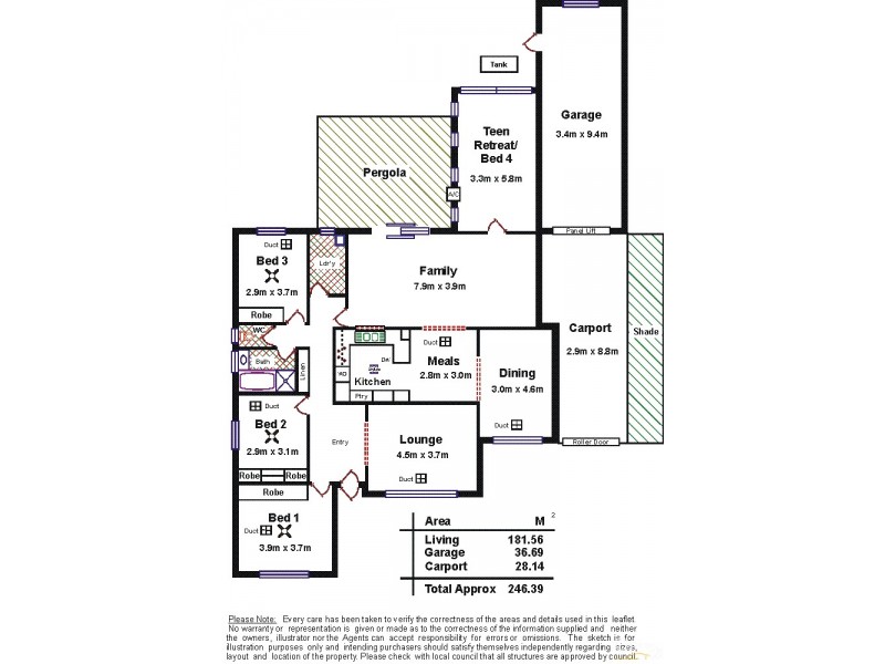 207 Daws Road, Pasadena SA 5042 Floorplan