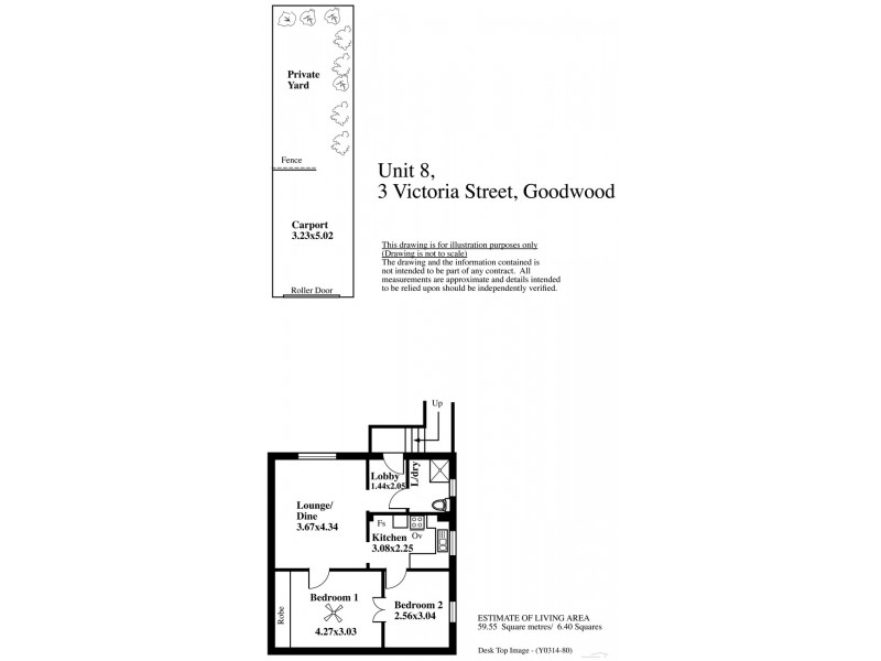 8/3 Victoria Street, Goodwood SA 5034 Floorplan