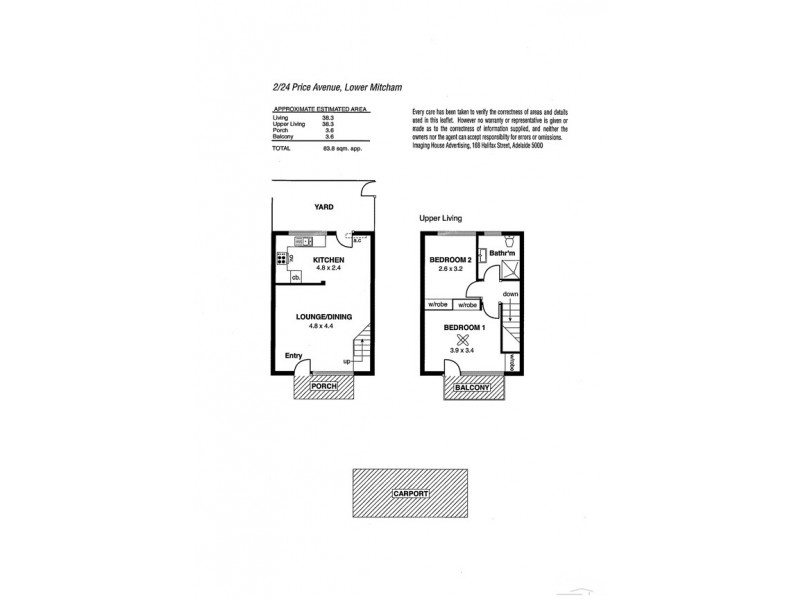 2/24 Price Avenue, Lower Mitcham SA 5062 Floorplan