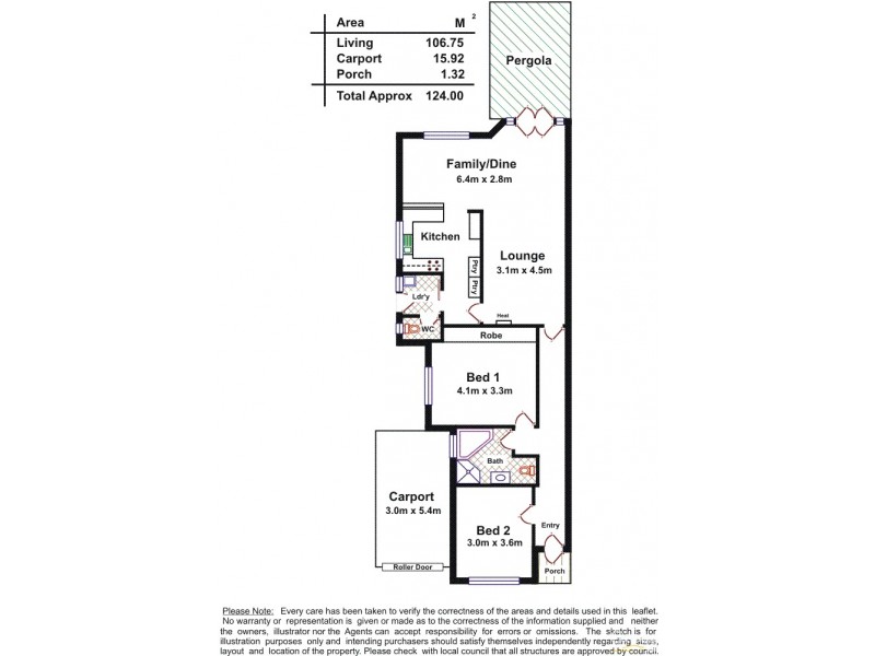 30a East Avenue, Black Forest SA 5035 Floorplan
