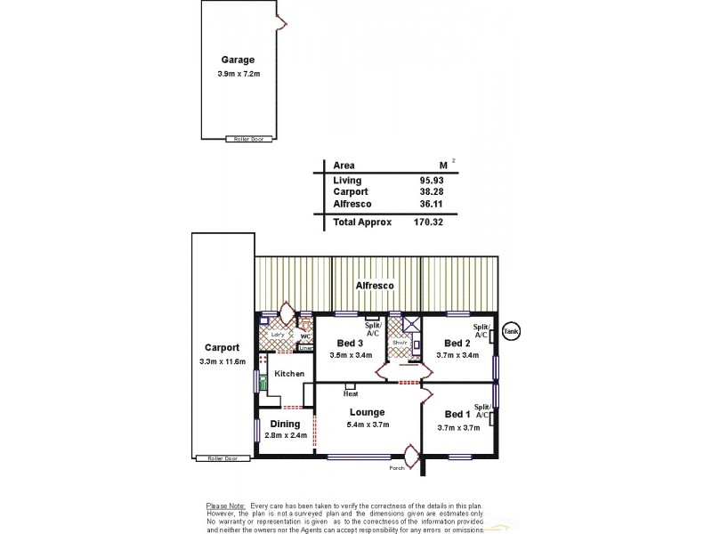 23 Brown Street, Northfield SA 5085 Floorplan