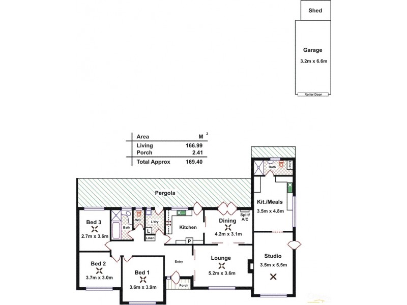 13 Winifred Avenue, Glandore SA 5037 Floorplan