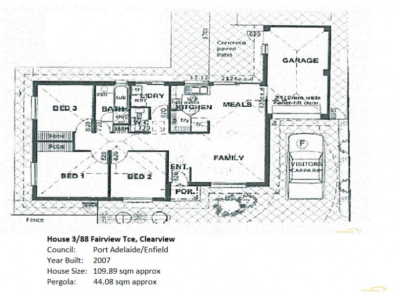 3/88 Fairview Terrace, Clearview SA 5085 Floorplan