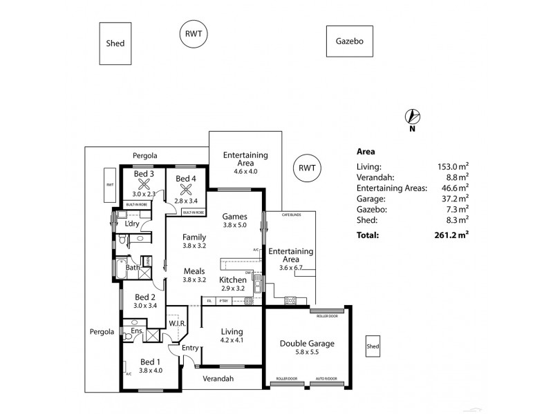 5 Fairweather Drive, Strathalbyn SA 5255 Floorplan