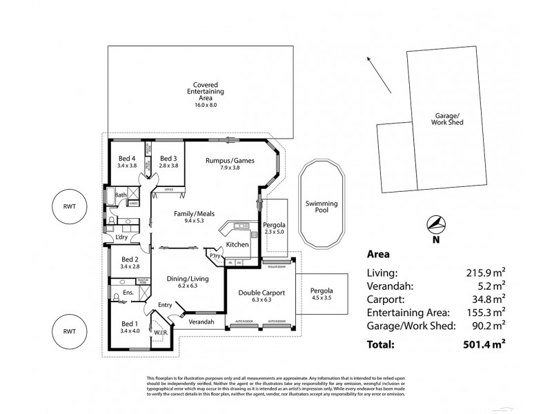 14 Dalmeny Drive, Mount Barker SA 5251 Floorplan
