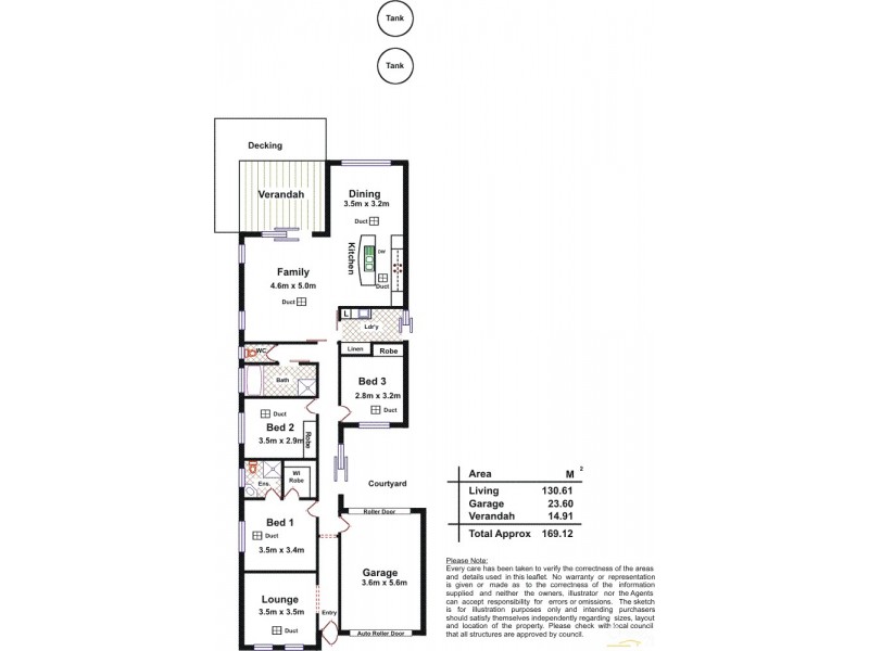 36B The Grove, Lower Mitcham SA 5062 Floorplan
