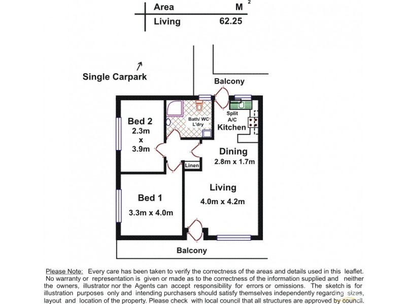 50/49 Leader Street, Goodwood SA 5034 Floorplan