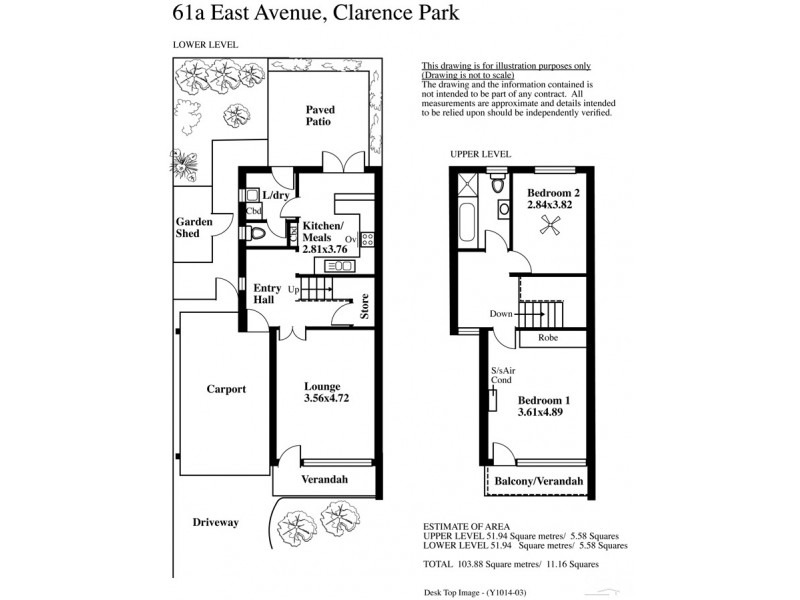 61A East Avenue, Clarence Park SA 5034 Floorplan