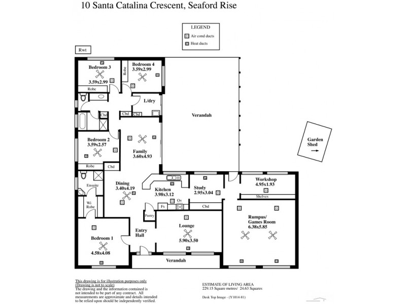 10 Santa Catalina Crescent, Seaford Rise SA 5169 Floorplan