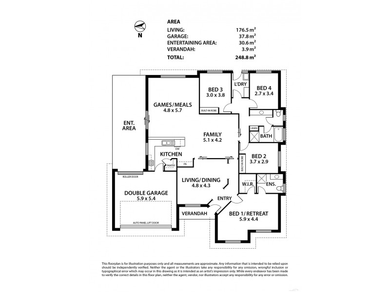 34 Belmont Crescent, Mount Barker SA 5251 Floorplan