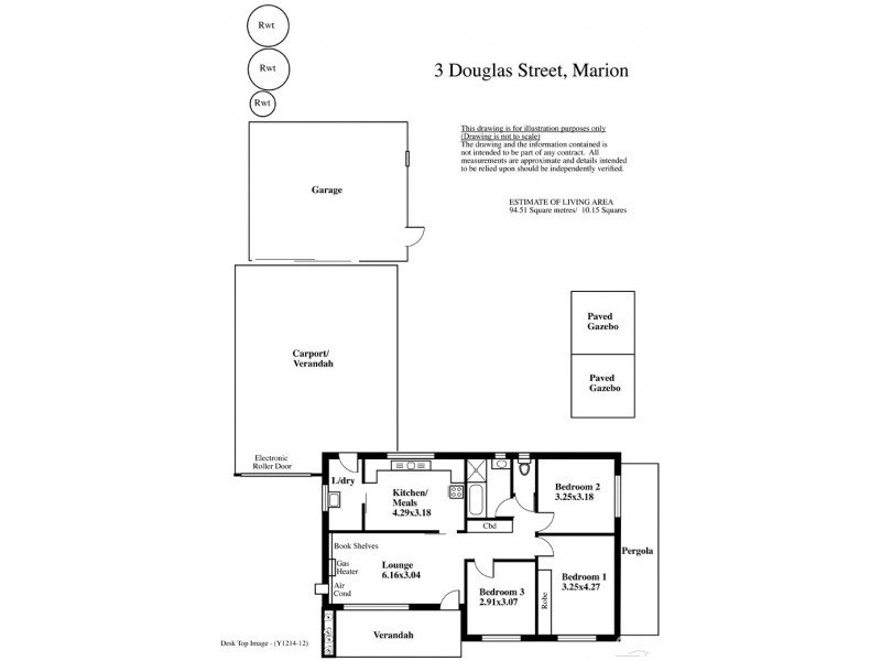 3 Douglas Street, Marion SA 5043 Floorplan