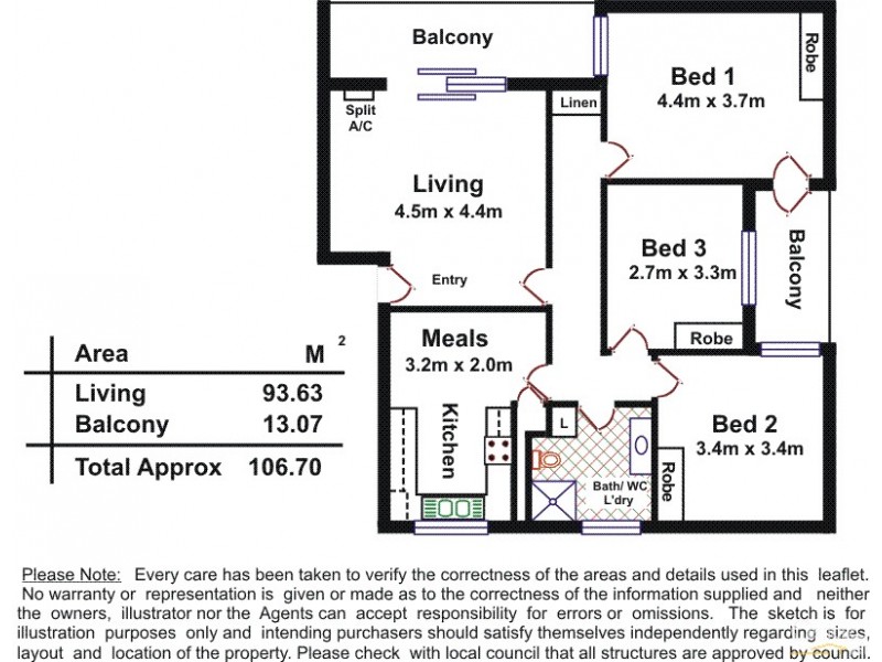 4/311 Young Street, Wayville SA 5034 Floorplan