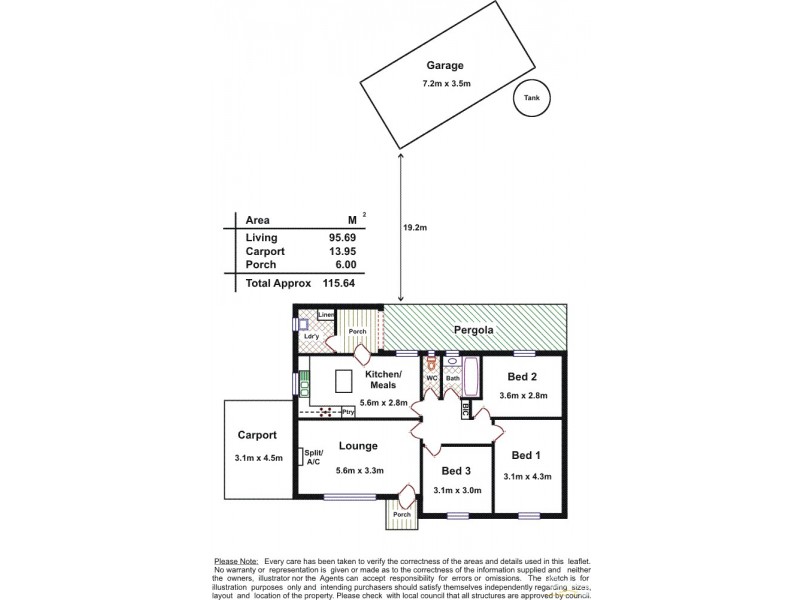 6 Grantley Avenue, Daw Park SA 5041 Floorplan