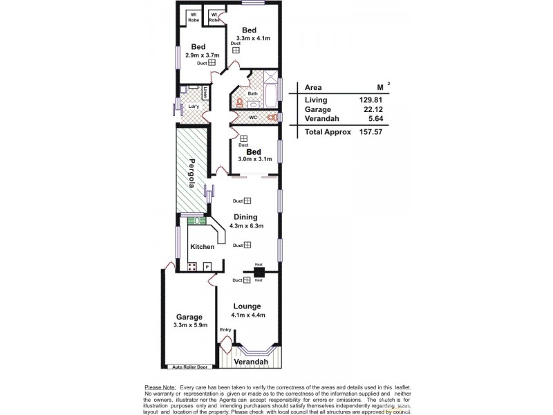 10A Sutton Avenue, Seacombe Gardens SA 5047 Floorplan